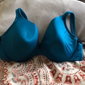 Beautiful teal full coverage bra